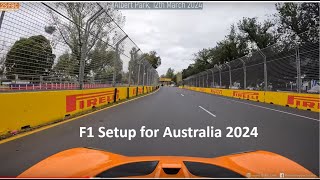 Australian F1 Grand Prix 2024  setup of Albert Park Formula 1 Circuit 4K [upl. by Nennerb]