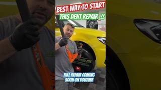 The BEST Way To START This DENT Repair   JVFtoolscom [upl. by Onitnevuj]