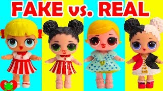 FAKE LOL Surprise Dolls Fake vs Real [upl. by Dallis]