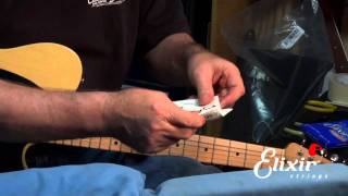 How to Restring a Telecaster Electric Guitar with John Carruthers  ELIXIR Strings [upl. by Semyaj734]