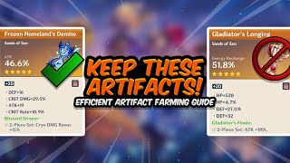 Efficient Artifact Guide SAVE YOUR RESIN  What To Keep amp What To Throw Away  Genshin Impact [upl. by Aminta]