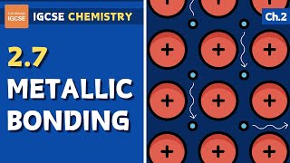 IGCSE Chemistry  Metallic bonding 27 [upl. by Anaihsat]