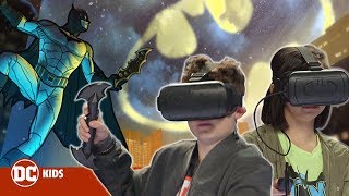 NEW BATMAN VR GAME BATMAN VRSE  DC KIDS SHOW [upl. by Morrissey]