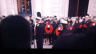 Cenotaph London Nov 10th 2024 🇬🇧 2 mins silence 🫡 [upl. by Amsden]