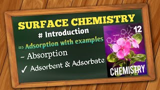 Surface chemistry introduction  Adsorption  Surface Chemistry [upl. by Bobby]