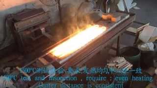 The technology process of JinYu Molybdenum disilicide Heating element [upl. by Lundeen]