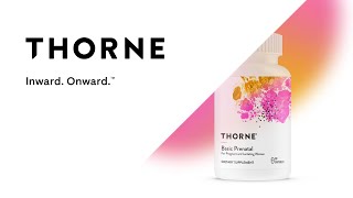 Basic Prenatal Supplement  Thorne® [upl. by Lanaj]