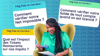 FAQ  CSGCRDS Net imposable STC CP Congés fractionnés [upl. by Yared]