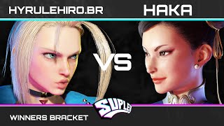 Suplex 57  Winners Bracket  HyruleHiroBR ChunLi VS Haka Cammy  SF6 [upl. by Aierb]