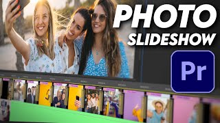 Create A Simple Photo Montage Slideshow Quickly  Premiere Pro [upl. by Caresa]