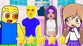 LYNA Y EL NOOB ROMPEN LA PASARELA EN DRESS TO IMPRESS ROBLOX [upl. by Lillith]