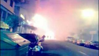 Incidentes entre ultras del Real Sporting y del Sevilla en Gijón [upl. by Innoj]