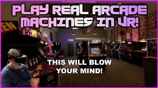 Play REAL arcade machines in VR  Arcade Time Capsule [upl. by Lishe]