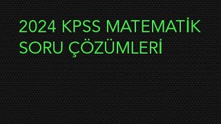 2024 KPSS LİSANS SINAVI MATEMATİK 29SOR GEOMETRİ ÇEMBER SORUSU ÇÖZÜMÜ [upl. by Rammaj]