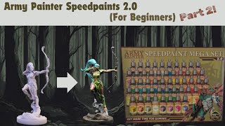 Miniature Painting with Army Painter Speedpaint 20 for Beginners Part 2 [upl. by Sisi]