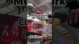 Megapark Closing 2024 🥳 größte Party auf Mallorca am Ballermann 🩷 foryou like top live [upl. by Nikolia]