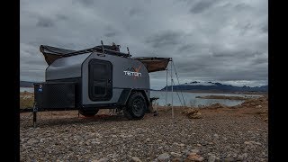 Built Teton X Camper Trailer  Off the Grid Camper [upl. by Nebra]