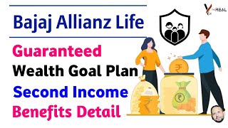 Bajaj allianz life guaranteed wealth goal plan  second income option  second income [upl. by Zug]