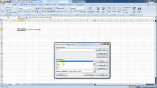 How To Do Spell Check In Excel [upl. by Eidahs580]