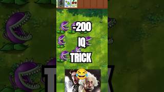 200 IQ PvZ fusion Trick 😂 pvzfusion pvz plantsvszombies [upl. by Yenohtna]