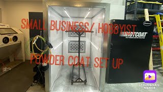 Powder Coat Set Up for Small Business or Hobbyist [upl. by Ayouqat]