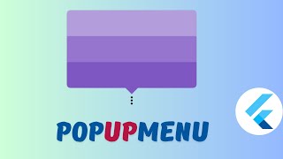 Popup Menu in Flutter  Flutter PopUp Menu Button [upl. by Loraine]