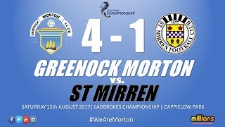 Match Highlights Morton 41 St Mirren Saturday 12 August [upl. by Eanyl]