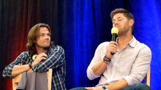 Jensen  Jared VanCon 2012  talk about outtakes [upl. by Hnad]