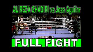 ALIREZA GHADIRI vs Jose Aguilar  FULL FIGHT  York Hall  15022020  Priority Promotions [upl. by Notned]