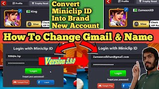 How To Change Miniclip ID Name amp Gmail  Convert Miniclip ID Into Google play gmail Step By Step [upl. by Darcee]