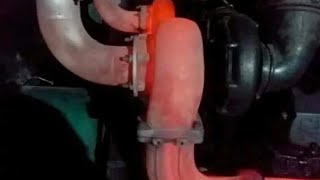 Diesel Engines Red hot exhaust manifold problems red turbo problem solution and fix [upl. by Seen92]