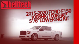 Belltech F150 New 5quot6quot Full Lowering Kit for 20152020 F150s [upl. by Airom]