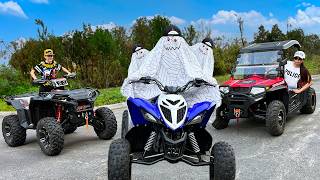 Ghost on a quad bike and other adventures of Den 👻 [upl. by Llenad363]