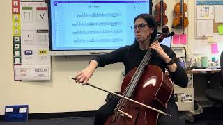 CELLO  May Song  Suzuki Book 1  Practice Video [upl. by Ahsim]