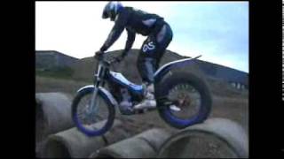 Graham Jarvis 2nd test on Montesa [upl. by Levania523]