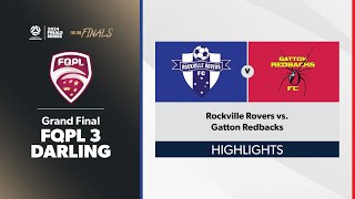 FQPL 3 Darling Downs Men Grand Final  Rockville Rovers vs Gatton Redbacks Highlights [upl. by Fridell907]