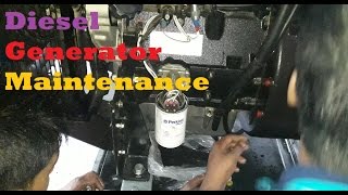 Diesel Generator Maintenance  Parking 60KVA Generator Schedule Maintenance  Electromechanical Work [upl. by Entirb845]