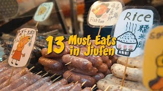 Jiufen Food Guide  Things to eat in Jiufen  The Travel Intern [upl. by Charry19]