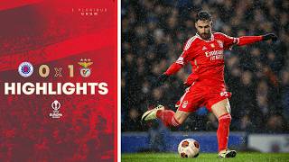 ResumoHighlights  Rangers FC 01 SL Benfica [upl. by Keligot326]