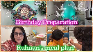 how are we introducing softsolid meals to Ruhaan People behind our beautiful birthday Preps [upl. by Ileek]