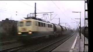 1995 Züge in Lüneburg und Winsen Luhe  trains at Lüneburg and Winsen Germany [upl. by Ettenotna649]