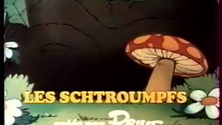 Les Schtroumpfs  1er générique début version Belgique 1982 RTBF [upl. by Asirret]