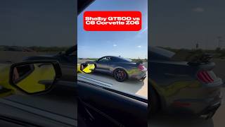 Shelby GT500 vs C8 Corvette Z06 🏎️ [upl. by Alissa]