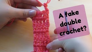 Chainless starting double crochet CC [upl. by Orbadiah]