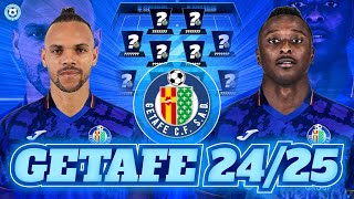 RECONSTRUCCIÓN GETAFE CF 20242025 ¿EQUIPO NUEVO ENTERO  FICHAJES Y ONCE IDEAL [upl. by Yonita541]