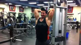 Overhead Tricep Extension To Get Ripped Triceps [upl. by Aissert]