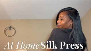 How To Silk Press Natural Hair  Donnas Recipe BabyBliss Pro Chi Hair Products [upl. by Templer]