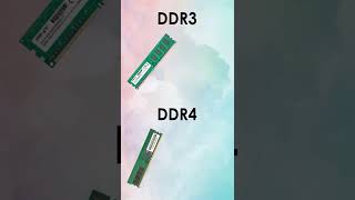 What is Difference between DDR3 amp DDR4 RAM Shorts trend shortvideo trending ram pc memories [upl. by Htenywg]