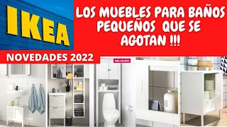 IKEA MUEBLES PARA BAÑOS PEQUEÑOS Y SON BARATOS😧 NOVEDADES ESPACIOS REDUCIDOS [upl. by Aldredge]