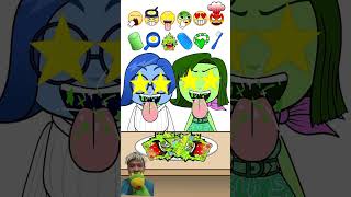 LOMBA MAKAN ANIMASI ⁉️funny cartoon animation challenge eating mukbang dubbing [upl. by Anila]